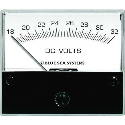 Blue Sea 8240 DC Analog Voltmeter - 2-3/4" Face, 18-32 Volts DC [8240] - American Offshore