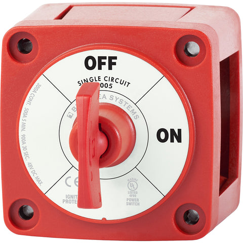 Blue Sea 6005 m-Series (Mini) Battery Switch Single Circuit ON/OFF [6005] - American Offshore