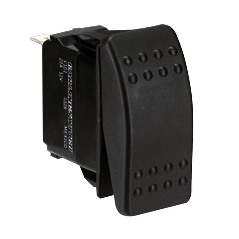 Paneltronics DPDT ON/OFF/ON Waterproof Contura Rocker Switch w/LEDs - Black [001-699] - American Offshore