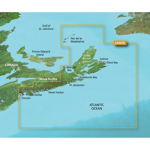 Garmin BlueChart g3 Vision HD - VCA005R - Halifax - Cape Breton - microSD/SD [010-C0691-00] - American Offshore