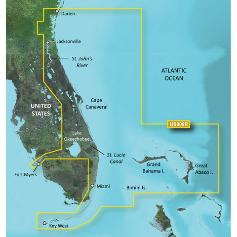 Garmin BlueChart g3 Vision HD - VUS009R - Jacksonville - Key West - microSD/SD [010-C0710-00] - American Offshore