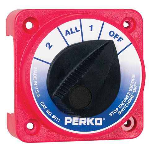 Perko Compact Medium Duty Battery Selector Switch w/o Key Lock [8511DP] - American Offshore