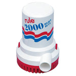 Rule 2000 GPH Non-Automatic Bilge Pump w/6' Leads [10-6UL] - American Offshore