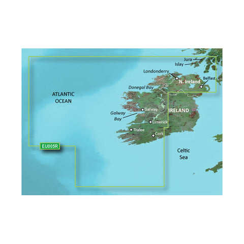 Garmin BlueChart g3 HD - HEU005R - Ireland, West Coast - microSD/SD [010-C0764-20] - American Offshore