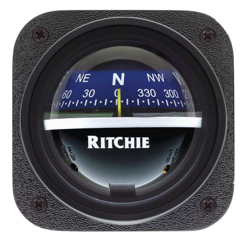 Ritchie V-537B Explorer Compass - Bulkhead Mount - Blue Dial [V-537B] - American Offshore