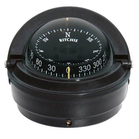 Ritchie S-87 Voyager Compass - Surface Mount - Black [S-87] - American Offshore