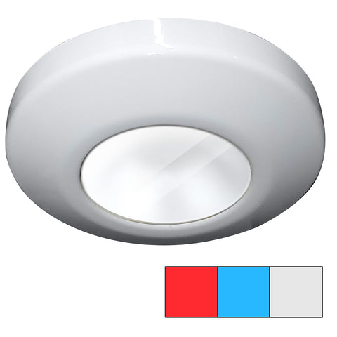 i2Systems Profile P1120 Tri-Light Surface Light - Red, Cool White  Blue - White Finish [P1120Z-31HAE] - American Offshore