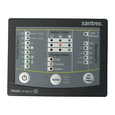 Xantrex TRUECHARGE2 Remote Panel f/20 & 40 & 60 AMP (Only for 2nd generation of TC2 chargers) [808-8040-01] - American Offshore