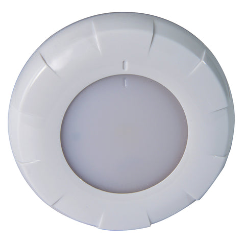 Lumitec Aurora LED Dome Light - White Finish - White/Red Dimming [101076] - American Offshore