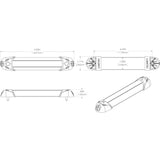 Lumitec MiniRail2 6" Light - Red Non Dimming [101080] - American Offshore