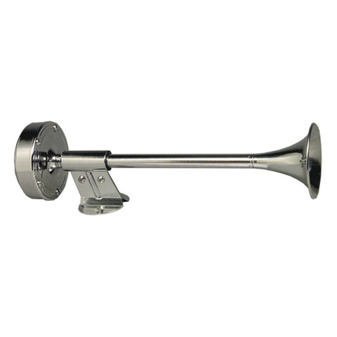 Schmitt  Ongaro Deluxe All-Stainless Shorty Single Trumpet Horn - 12V [10009] - American Offshore