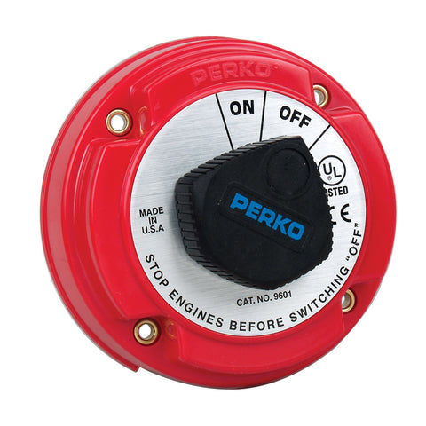 Perko Medium Duty Battery Disconnect Shut Off/On - 250 Amp Continuous, 12-32VDC [9601DP] - American Offshore