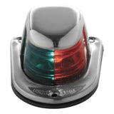 Attwood 1-Mile Deck Mount, Bi-Color Red/Green Combo Sidelight - 12V - Stainless Steel Housing [66318-7] - American Offshore