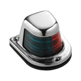 Attwood 1-Mile Deck Mount, Bi-Color Red/Green Combo Sidelight - 12V - Stainless Steel Housing [66318-7] - American Offshore