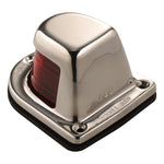 Attwood 1-Mile Deck Mount, Red Sidelight - 12V - Stainless Steel Housing [66319R7] - American Offshore