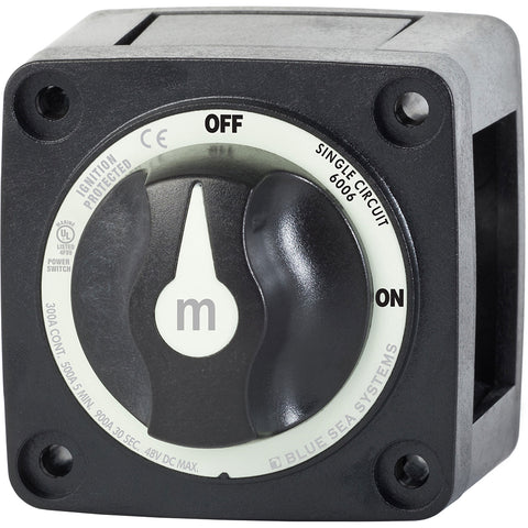 Blue Sea 6006200 Battery Switch Mini ON/OFF - Black [6006200] - American Offshore