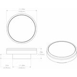 Lumitec Halo - Flush Mount Down Light - White Finish - White Non-Dimming [112823] - American Offshore