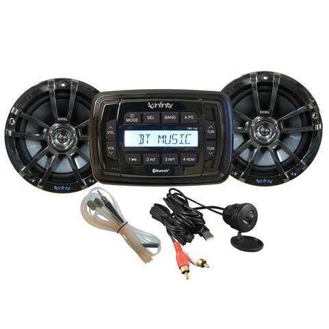 Infinity MPK250 Package w/two (2) INF622 Chrome Speakers [INFMPK250] - American Offshore