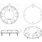 Lumitec Aurora - LED Dome Light - Polished SS Finish - 2-Color White/Red Dimming [101139] - American Offshore