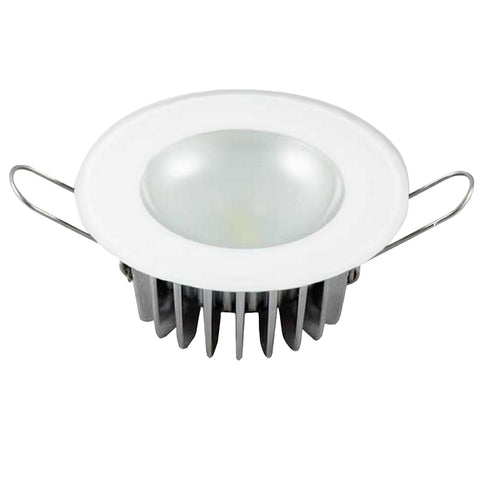 Lumitec Mirage - Flush Mount Down Light - Glass Finish/No Bezel - 4-Color Red/Blue/Purple Non Dimming w/White Dimming [113190] - American Offshore