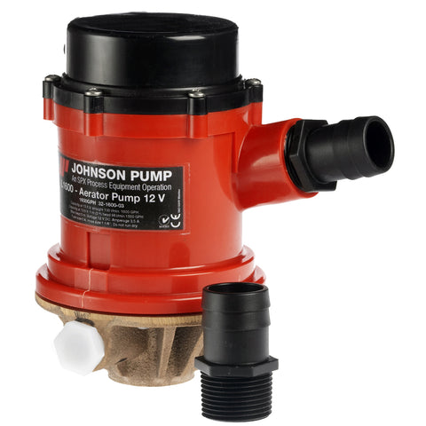 Johnson Pump Pro Series 1600 GPH Tournament Livewell/Baitwell Pump  - 12V [16004B] - American Offshore