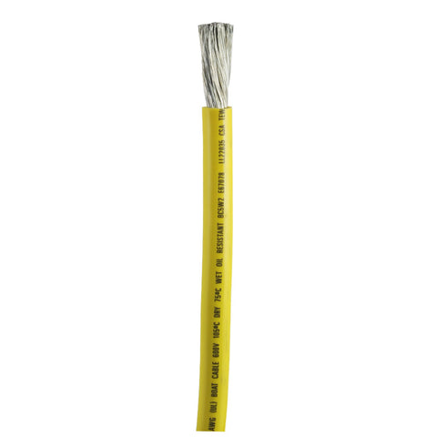 Ancor Yellow 1/0 AWG Battery Cable - Sold By The Foot [1169-FT] - American Offshore