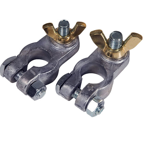 Ancor Lead Battery Terminal - 5/16" & 3/8" Stud - Positive & Negative Combo [260325] - American Offshore