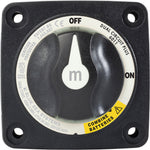 Blue Sea 6011200 m-Series Battery Switch Dual Circuit Plus - Black [6011200] - American Offshore