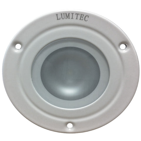 Lumitec Shadow - Flush Mount Down Light - White Finish - 4-Color White/Red/Blue/Purple Non-Dimming [114120] - American Offshore