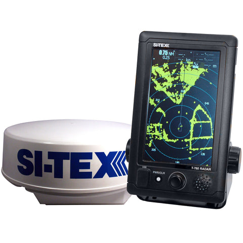 SI-TEX T-760 Compact Color Radar w/4kW 18" Dome - 7" Touchscreen [T-760] - American Offshore