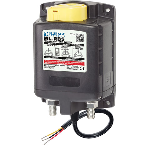 Blue Sea 7713 ML-RBS Remote Battery Switch w/Manual Control Release - 12V [7713] - American Offshore