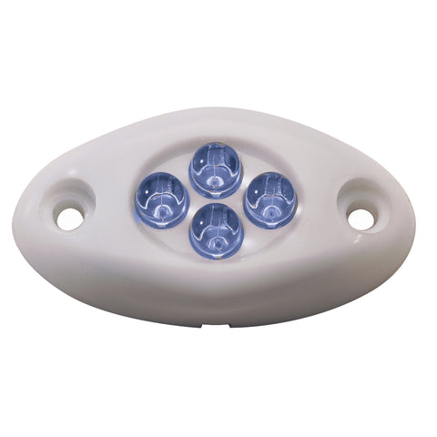 Innovative Lighting Courtesy Light - 4 LED Surface Mount - Blue LED/White Case [004-2100-7] - American Offshore
