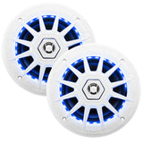 Boss Audio MRGB65 Coaxial Marine 6.5" Speakers w/RGB LED Lights [MRGB65] - American Offshore