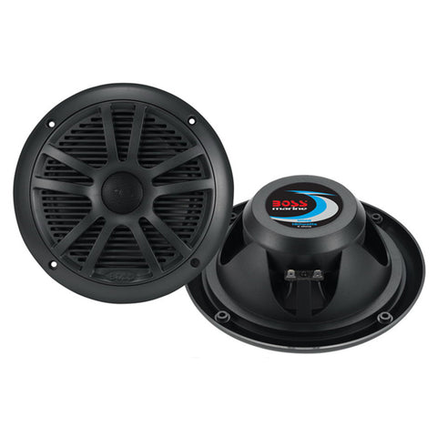 Boss Audio MR6B 6.5" Dual Cone Marine Coaxial Speaker (Pair) - 180W - Black [MR6B] - American Offshore