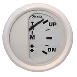 Faria Dress White 2" Trim Gauge (J/E/Suzuki Outboard) [13123] - American Offshore