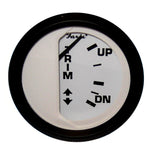 Faria Euro White 2" Trim Gauge f/ Mercury / Mariner /Mercruiser/Volvo DP/ Yamaha 01 and Newer [12916] - American Offshore