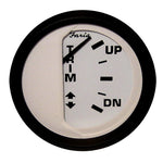 Faria Euro White 2" Trim Gauge f/ Johnson/Evinrude/Suzuki (Outboard) [12915] - American Offshore