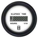 Faria Euro White 2" Hourmeter (Digital) [12913] - American Offshore