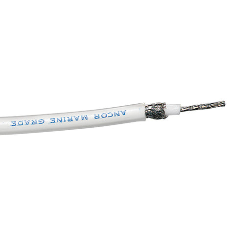 Ancor RG-213 White Tinned Coaxial Cable - 100' [151710] - American Offshore