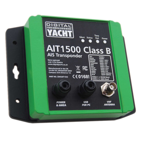 Digital Yacht AIT1500 Class B AIS Transponder w/Built-In GPS [ZDIGAIT1500] - American Offshore