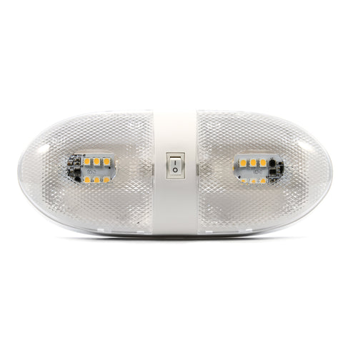 Camco LED Double Dome Light - 12VDC - 320 Lumens [41321] - American Offshore