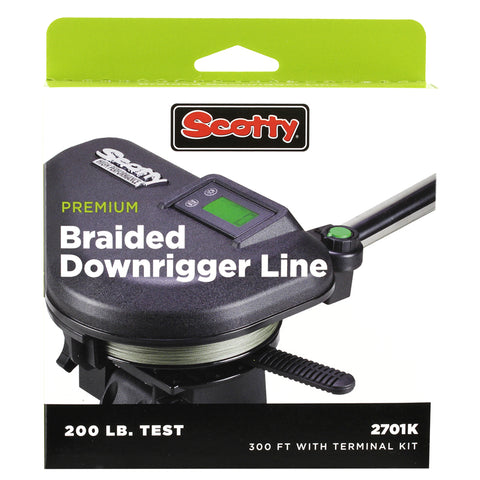 Scotty Premium Power Braid Downrigger Line - 200ft of 200lb Test [2700K] - American Offshore