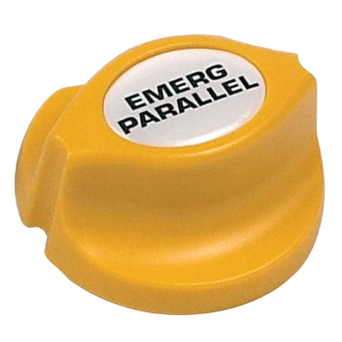 BEP Emergency Parallel Battery Knob - Yellow - Easy Fit [701-KEY-EP] - American Offshore
