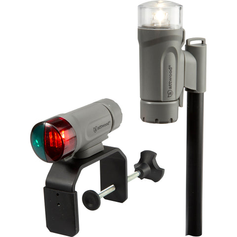 Attwood Clamp-On Portable LED Light Kit - Marine Gray [14190-7] - American Offshore