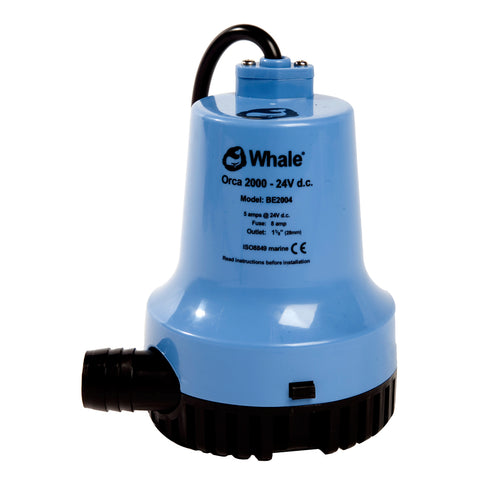 Whale Orca 2000 GPH Submersible Bilge Pump 12V [BE2002] - American Offshore