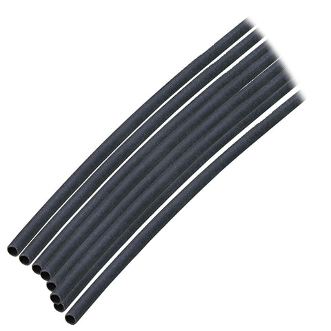 Ancor Adhesive Lined Heat Shrink Tubing (ALT) - 1/8" x 12" - 10-Pack - Black [301124] - American Offshore