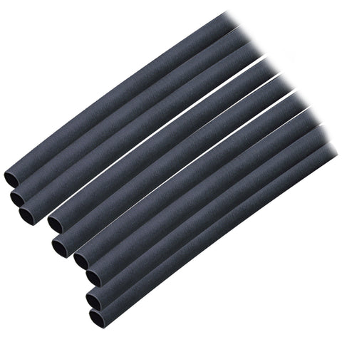 Ancor Adhesive Lined Heat Shrink Tubing (ALT) - 3/16" x 6" - 10-Pack - Black [302106] - American Offshore