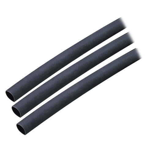 Ancor Adhesive Lined Heat Shrink Tubing (ALT) - 1/4" x 3" - 3-Pack - Black [303103] - American Offshore