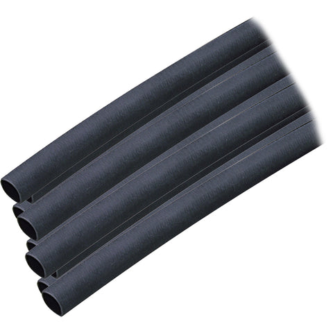 Ancor Adhesive Lined Heat Shrink Tubing (ALT) - 1/4" x 6" - 10-Pack - Black [303106] - American Offshore