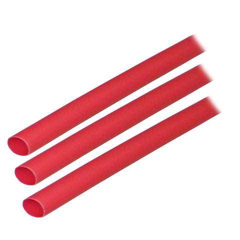 Ancor Adhesive Lined Heat Shrink Tubing (ALT) - 1/4" x 3" - 3-Pack - Red [303603] - American Offshore